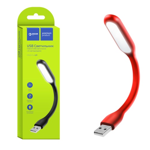 Светильник Dream DRM-LD1 USB красный