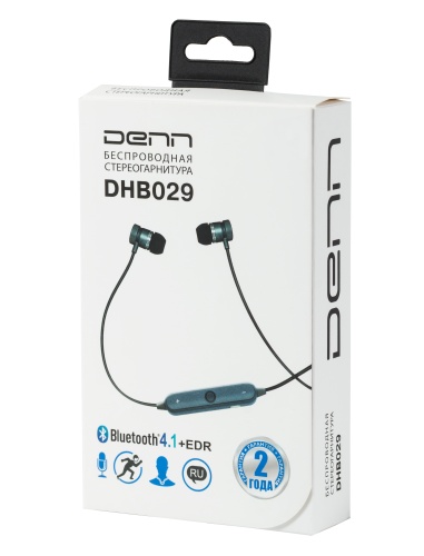 Беспроводные наушники Denn DHB029 черные