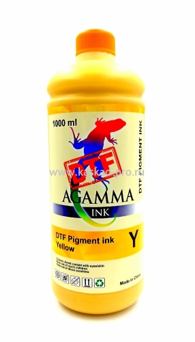 Текстильные чернила AGAMMA  DTF, Yellow, 1л.