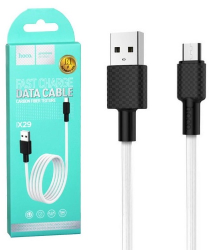 Кабель Hoco X29 Superior MicroUSB белый 1 м